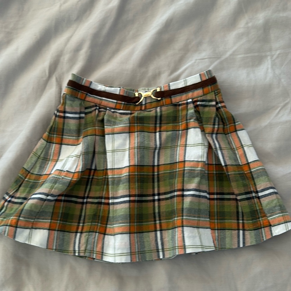 12-18 months Janie and Jack plaid skirt